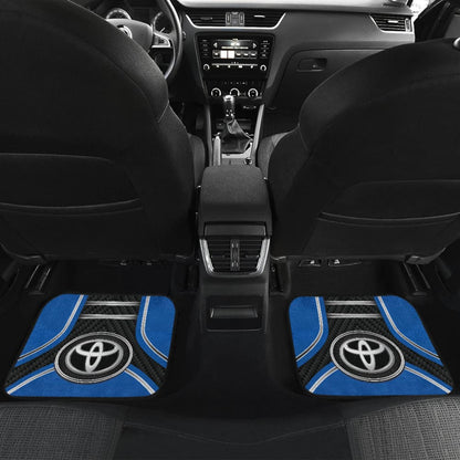 Blue Toyota Amazing Style Car Floor Mats Custom