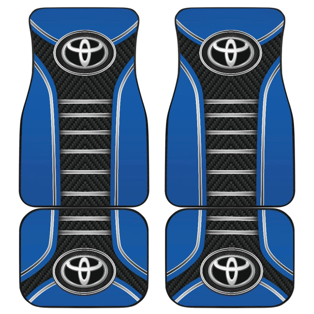 Blue Toyota Amazing Style Car Floor Mats Custom