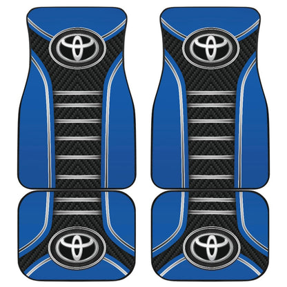 Blue Toyota Amazing Style Car Floor Mats Custom