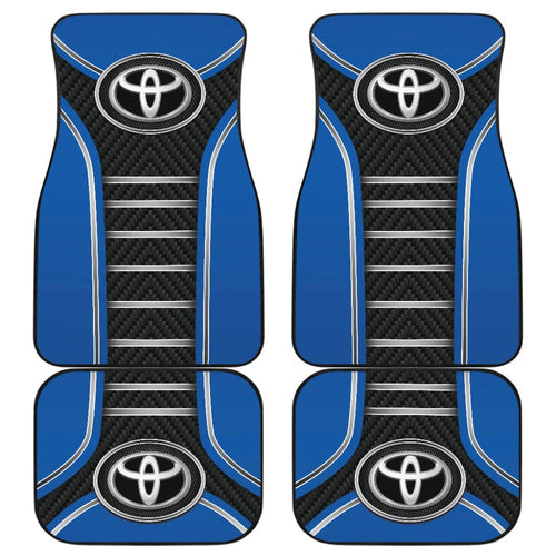 Blue Toyota Amazing Style Car Floor Mats Custom