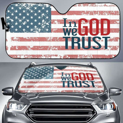 In God We Trust Auto Sun Car Shades