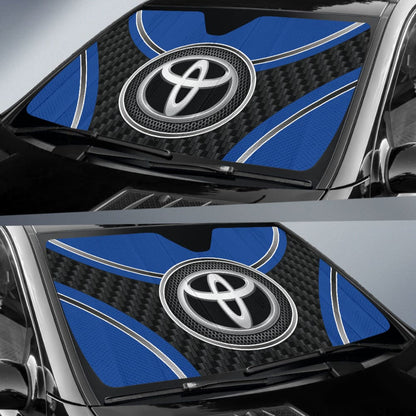 Blue Toyota Amazing Style Car Car Auto Sun Shades Custom