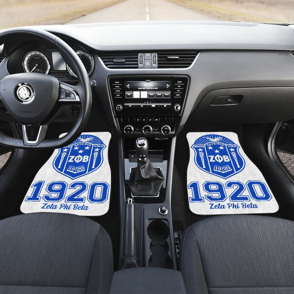 Zeta Phi Beta Custom Car Interior Decor Car Floor Mats