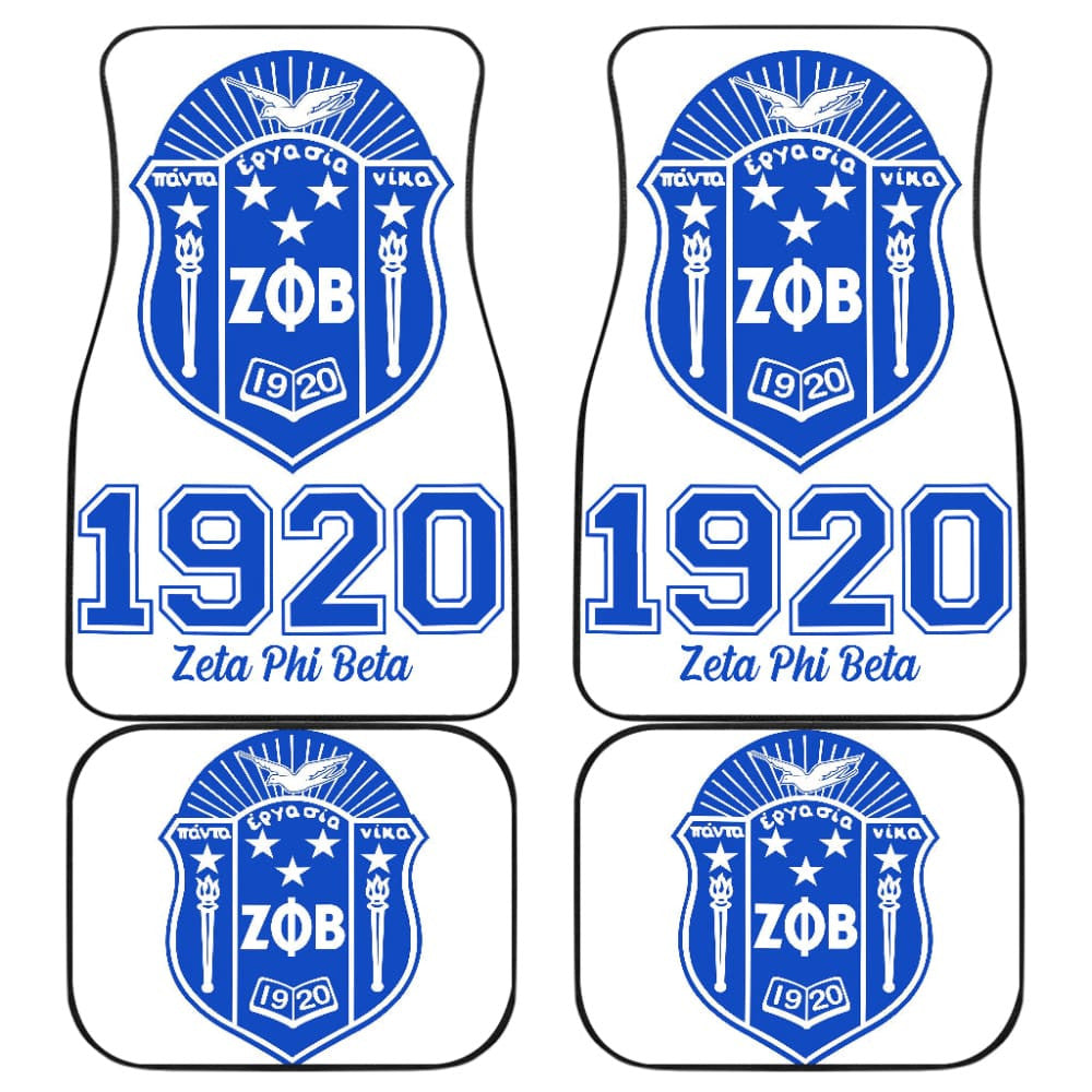 Zeta Phi Beta Custom Car Interior Decor Car Floor Mats