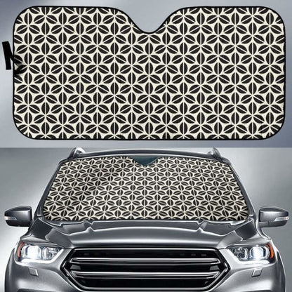 Coffee Bean Abstract Modern Pattern Car Auto Sun Shades