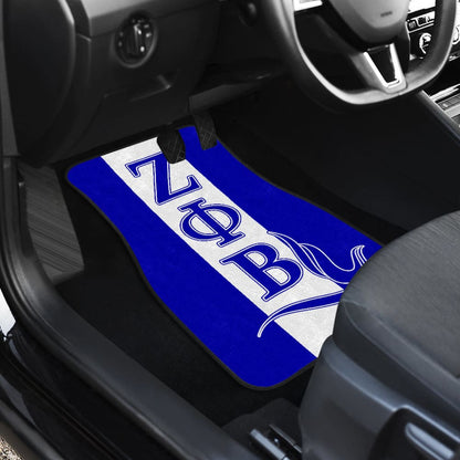 African Car Floor Mats Zeta Phi Beta Dove Symbol