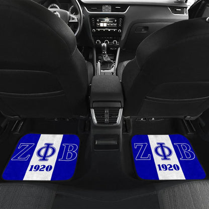 African Car Floor Mats Zeta Phi Beta Dove Symbol