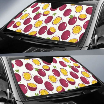Passion Fruit Design Pattern Car Auto Sun Shades