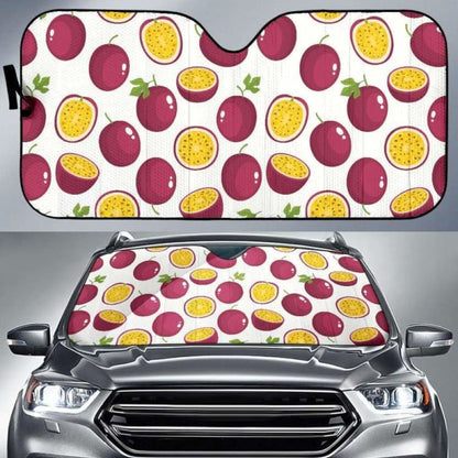 Passion Fruit Design Pattern Car Auto Sun Shades