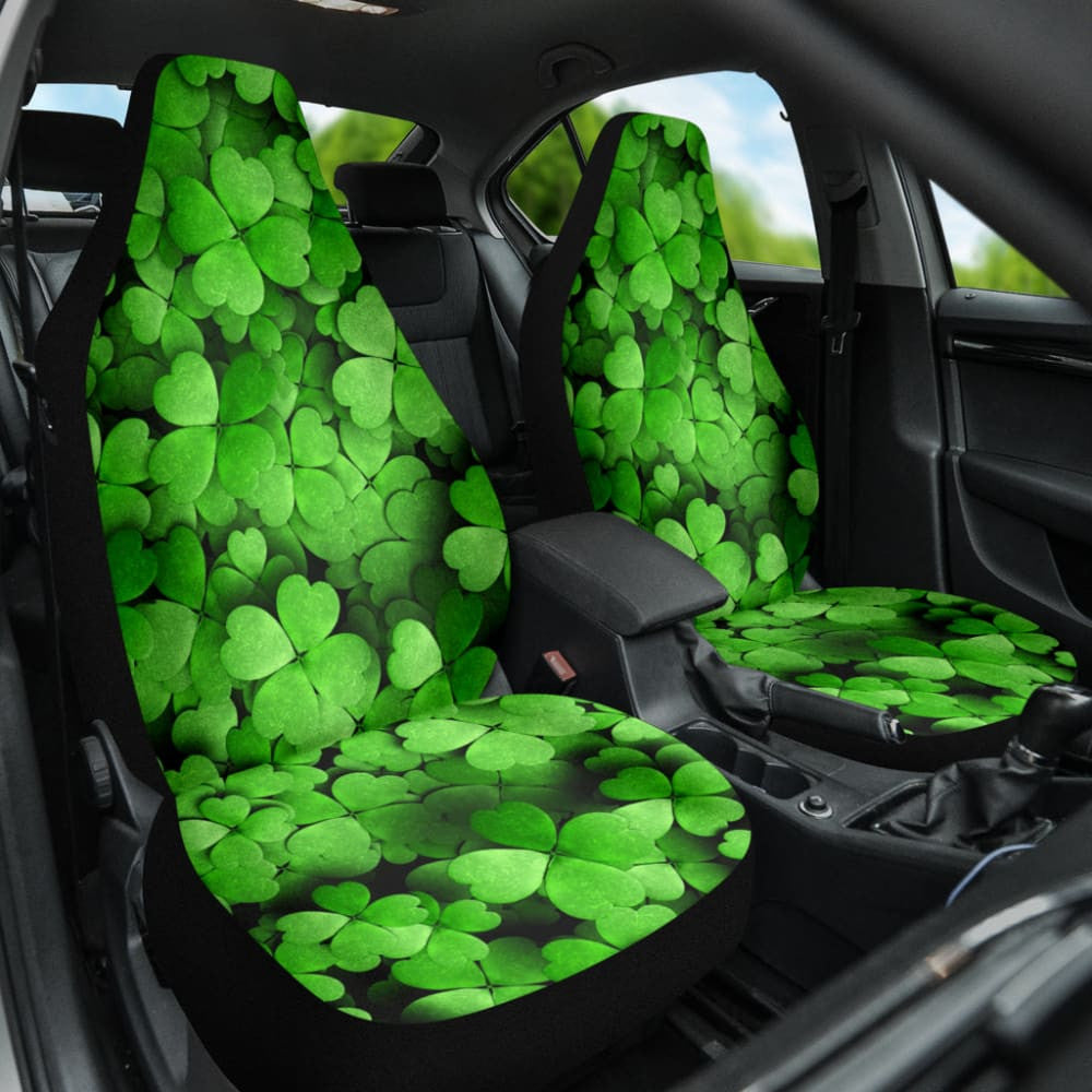 Clover Green Leaves Car Seat Covers