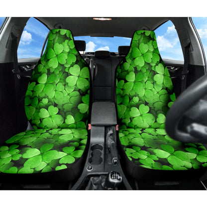 Clover Green Leaves Car Seat Covers