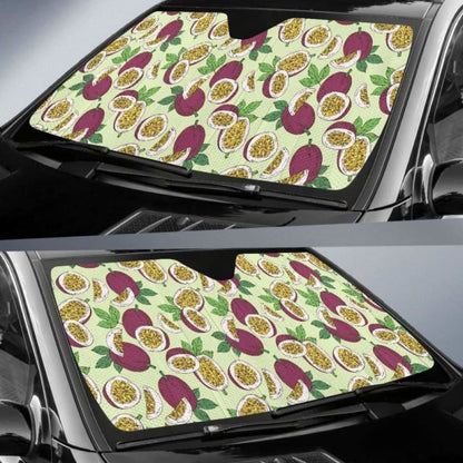 Passion Fruit Pattern Car Auto Sun Shades