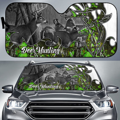 Deer Hunting Muddy Girl Toxic Car Auto Sun Shades Custom