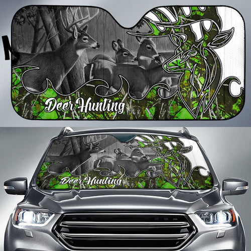 Deer Hunting Muddy Girl Toxic Car Auto Sun Shades Custom