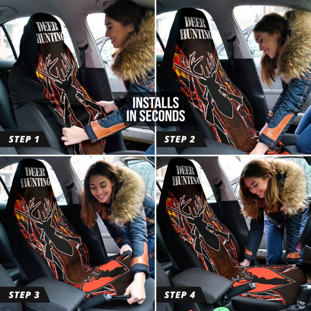 Deer Hunting Muddy Girl Wildfire Car Seat Covers Custom