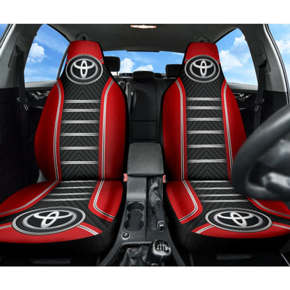 Red Toyota Amazing Style Car Seat Covers Custom