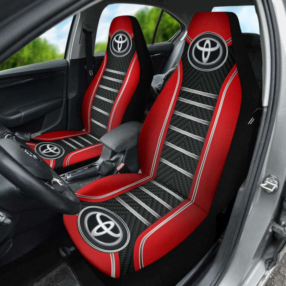 Red Toyota Amazing Style Car Seat Covers Custom