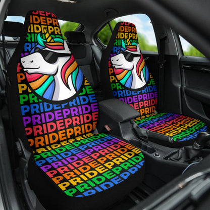 Amazing Pride LGBT Unicorn Car Seat Covers
