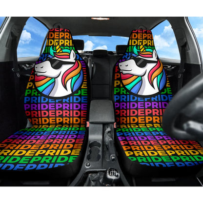 Amazing Pride LGBT Unicorn Car Seat Covers