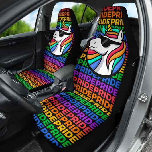 Amazing Pride LGBT Unicorn Car Seat Covers
