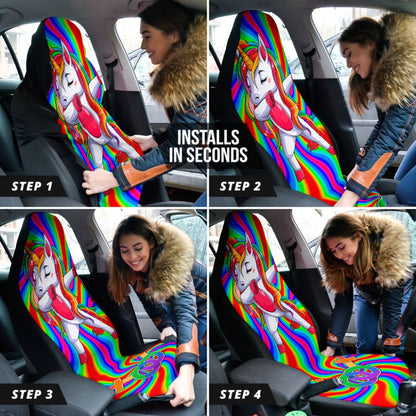 Amazing Unicorn LGBT Car Seat Covers