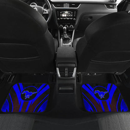 Blue Mustang Car Floor Mats
