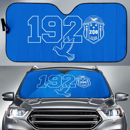 New Zeta Phi Beta Sorority Car Auto Sun Shades