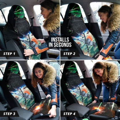 Star Wars Space Battle Car Seat Covers