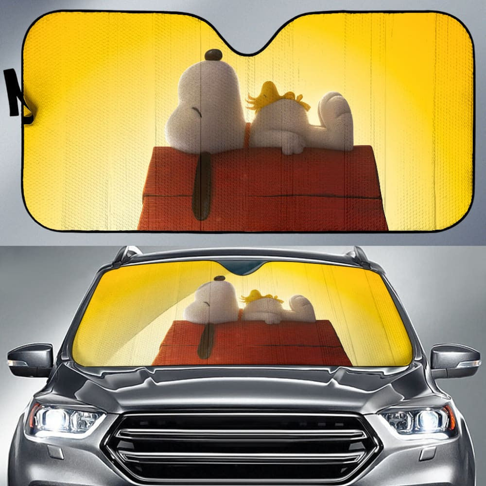 Snoopy And Friends Peanuts Car Auto Sun Shades