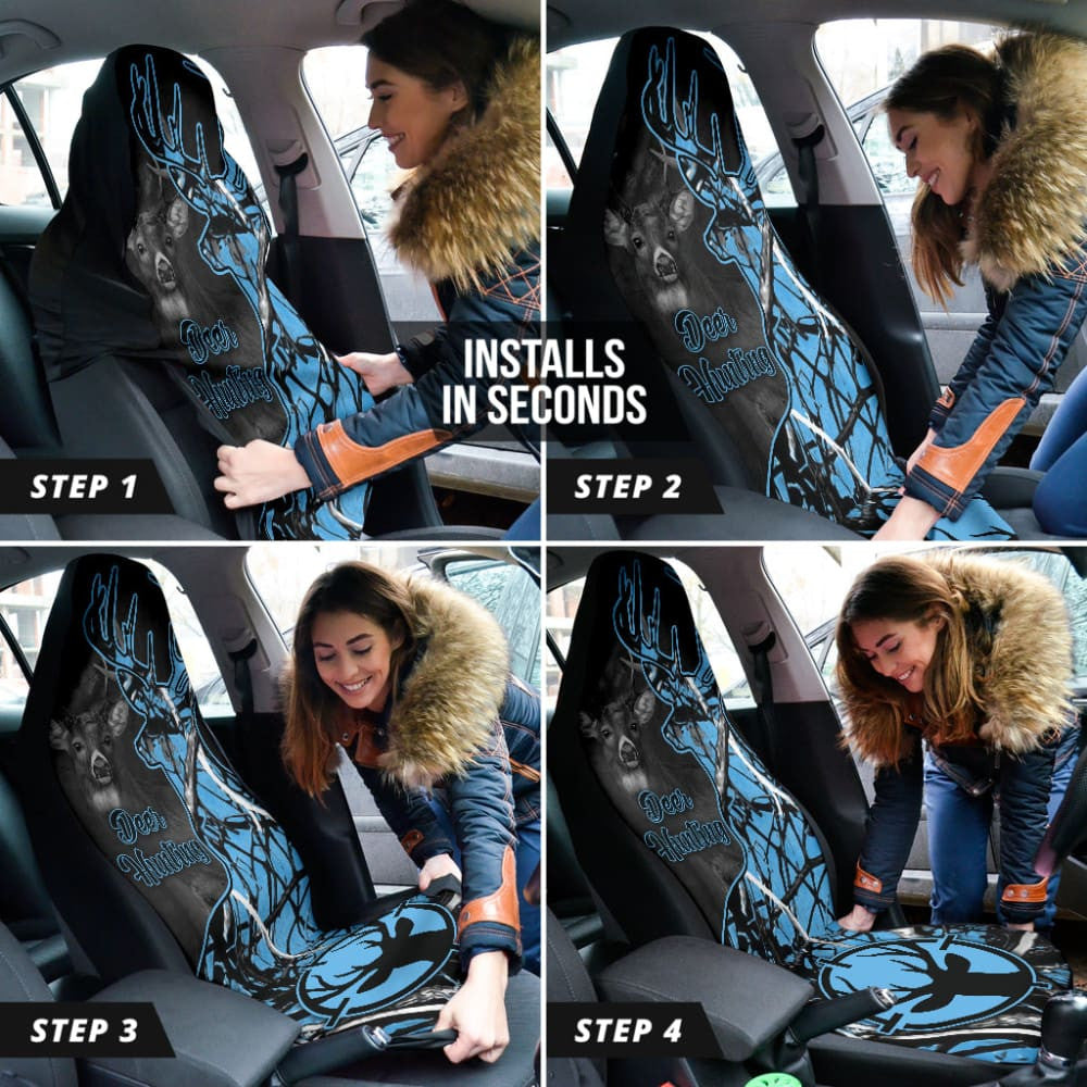 Deer Hunting Muddy Girl Undertow Car Seat Covers Custom
