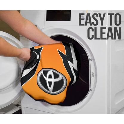 Orange And Black Toyota Amazing Style Car Seat Covers Custom