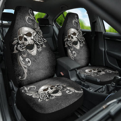 Amazing Gift Ideas Floral Skull Car Seat Covers Custom