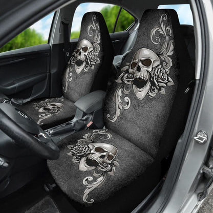 Amazing Gift Ideas Floral Skull Car Seat Covers Custom