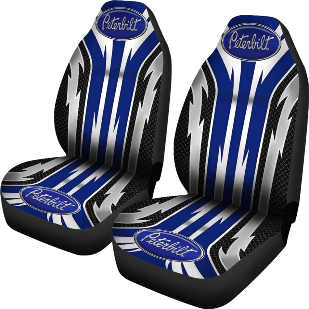 Dark Blue Peterbilt Car Seat Covers