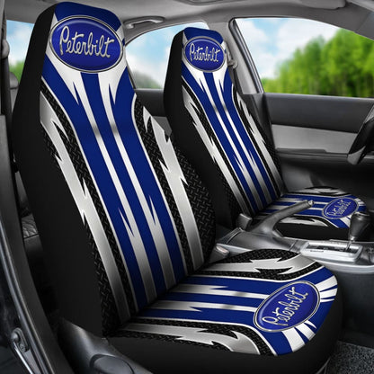 Dark Blue Peterbilt Car Seat Covers