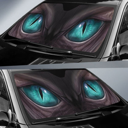 Cyan Dragon Eyes Car Auto Sun Shades