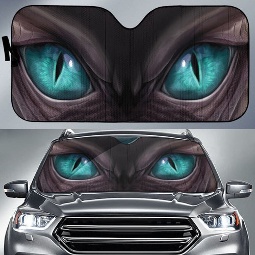 Cyan Dragon Eyes Car Auto Sun Shades