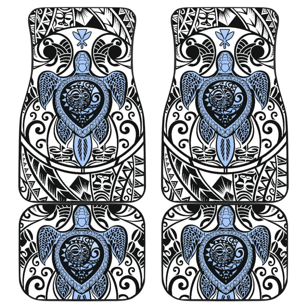 Gift Ideas Kanaka Maoli Hawaiian Polynesian Tattoo Turtle Car Floor Mats