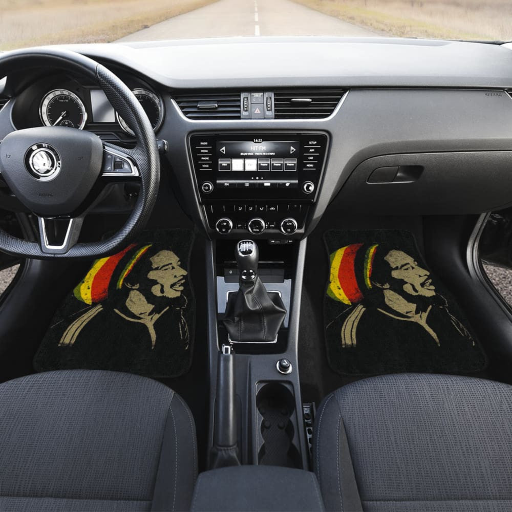Bob Marley One Love Jamaica Reggae Car Floor Mats Custom