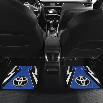 Blue And Black Toyota Amazing Style Car Floor Mats Custom
