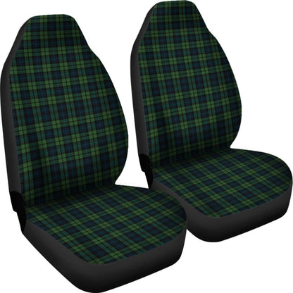 Black Watch Plaid Tartan Car Seat Covers