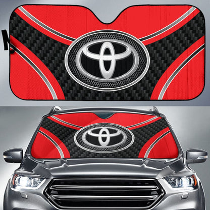 Red Toyota Amazing Style Car Car Auto Sun Shades Custom