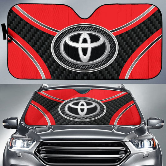 Red Toyota Amazing Style Car Car Auto Sun Shades Custom