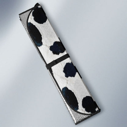 Amazing Best Gift Black And Blue Cowhide Print Car Auto Sun Shades