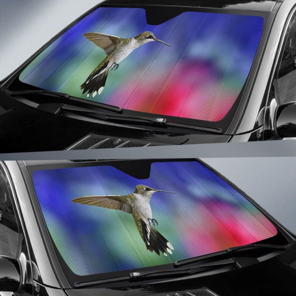 Hummingbird Car Sun Shade