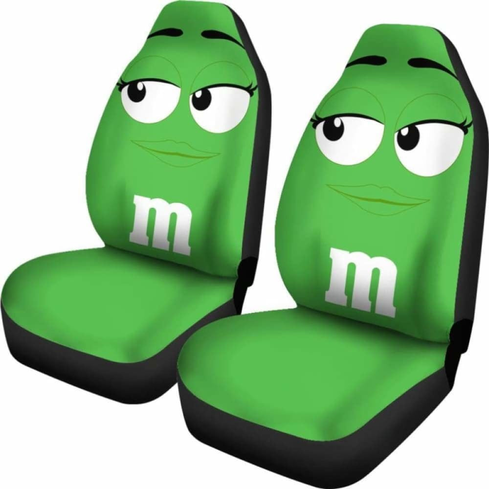 M&M Green Chocolate Seat Covers