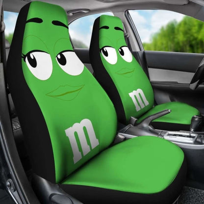 M&M Green Chocolate Seat Covers