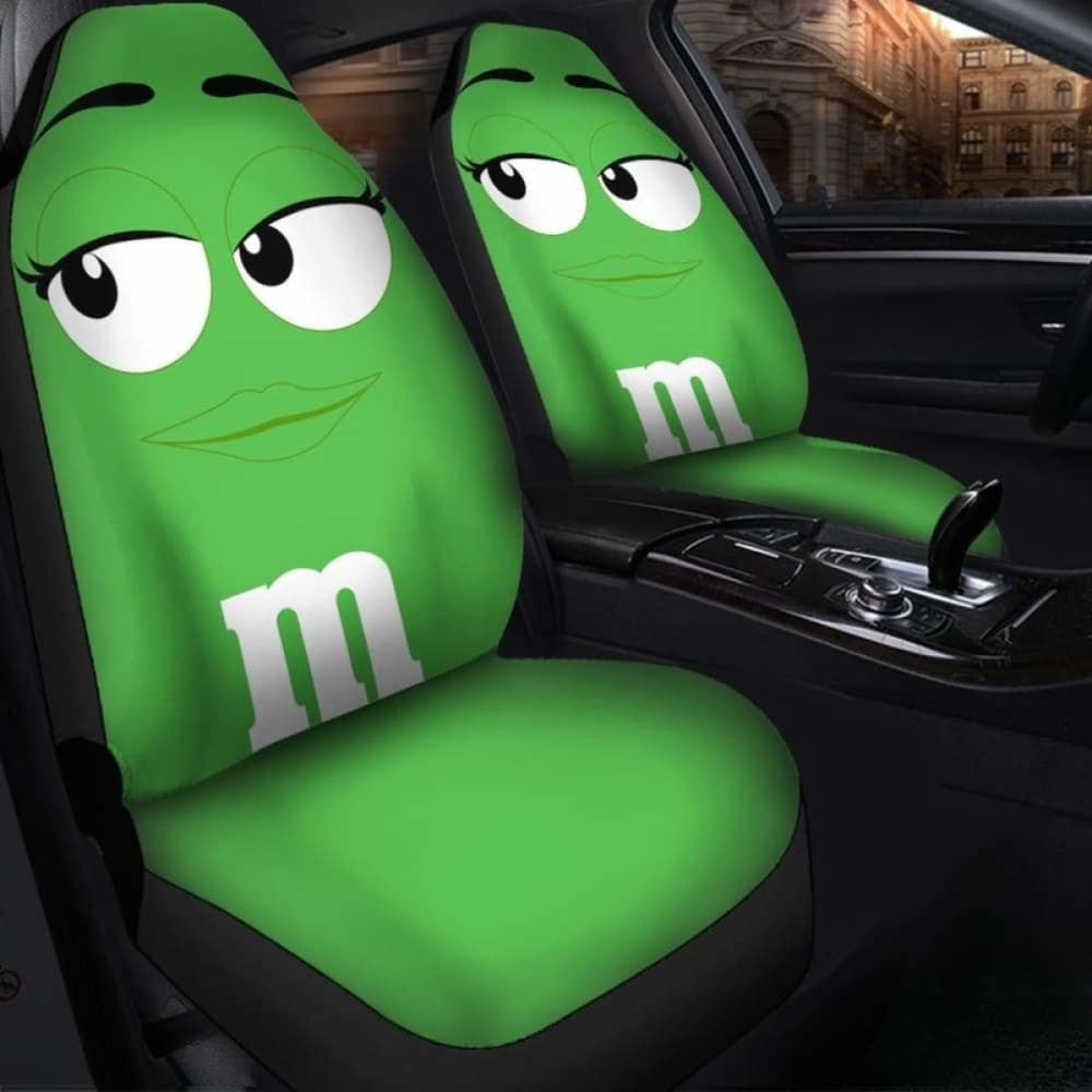 M&M Green Chocolate Seat Covers