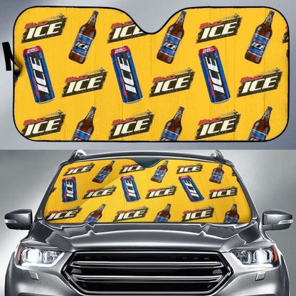 Bud Ice Car Sun Shade Auto Sun Visor For Beer Lover