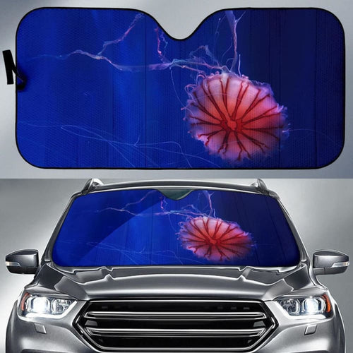 Jellyfish UnderwaterK Car Sun Shade